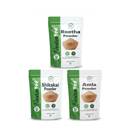Amla, Reetha, Shikakai Powder image 1